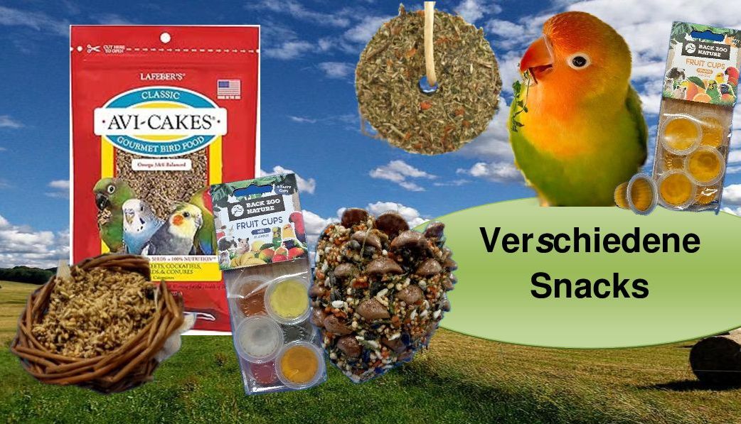 Verschiedene Snacks